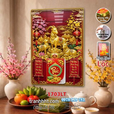 Lịch Tết treo tường 1703LT