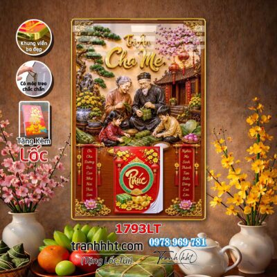 Lịch Tết treo tường 1793LT
