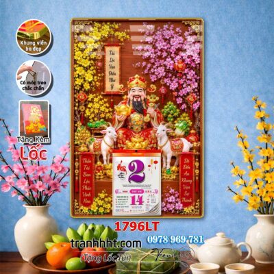 Lịch Tết treo tường 1796LT