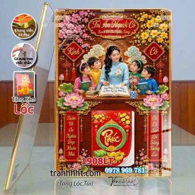 Lịch Tết treo tường 1908LT