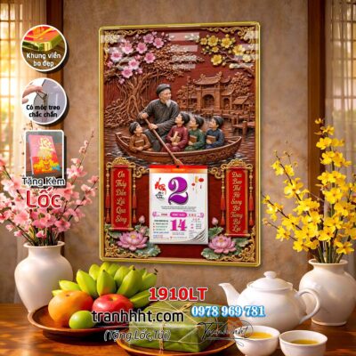 Lịch Tết treo tường 1910LT