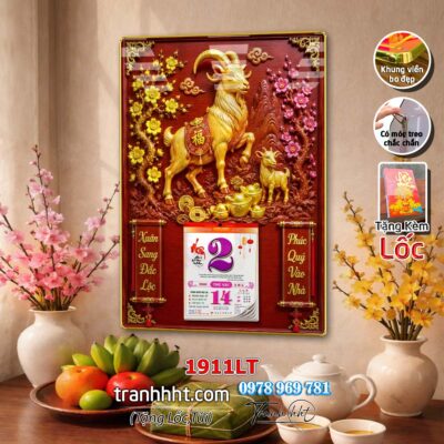 Lịch Tết treo tường 1911LT