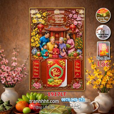 Lịch Tết treo tường 1917LT