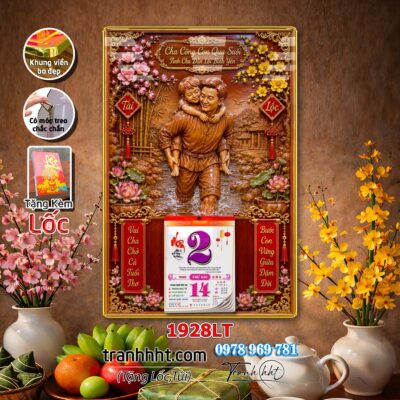 Lịch Tết treo tường 1928LT