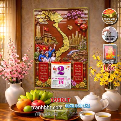 Lịch Tết treo tường 1950LT
