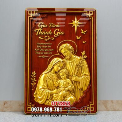 Tranh công giáo chúa giê su đức mẹ maria UT2853