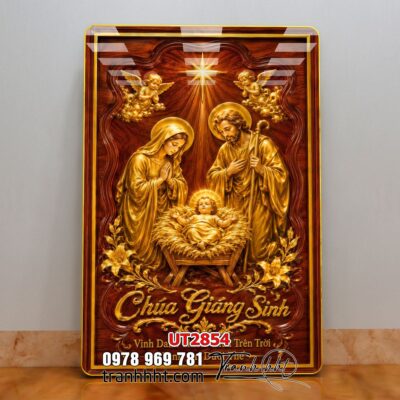 Tranh công giáo chúa giê su đức mẹ maria UT2854