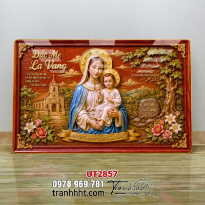 Tranh công giáo chúa giê su đức mẹ maria UT2857
