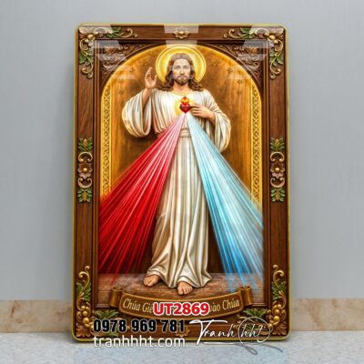 Tranh công giáo chúa giê su đức mẹ maria UT2869