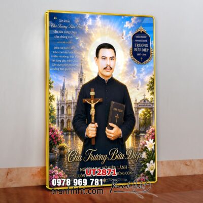 Tranh công giáo chúa giê su đức mẹ maria UT2871