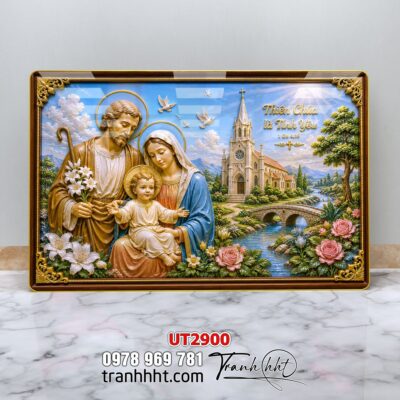 Tranh công giáo chúa giê su đức mẹ maria UT2900