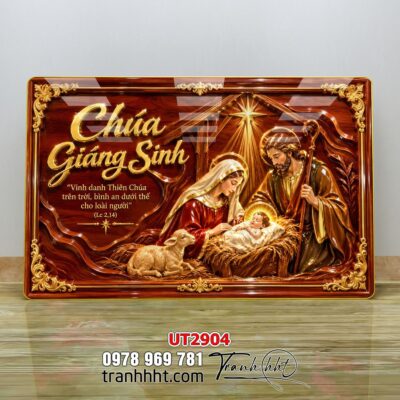 Tranh công giáo chúa giê su đức mẹ maria UT2904